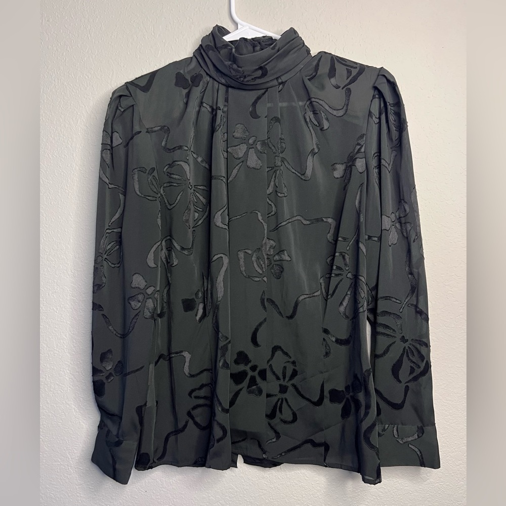 Vintage Peters and Ashley Black blouse
